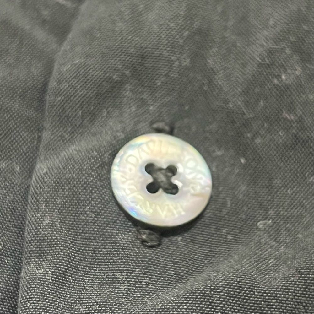 Harley Davidson Embroidered Shirt Mens Size XXL Black Vintage SILK RARE - Picture 8 of 9